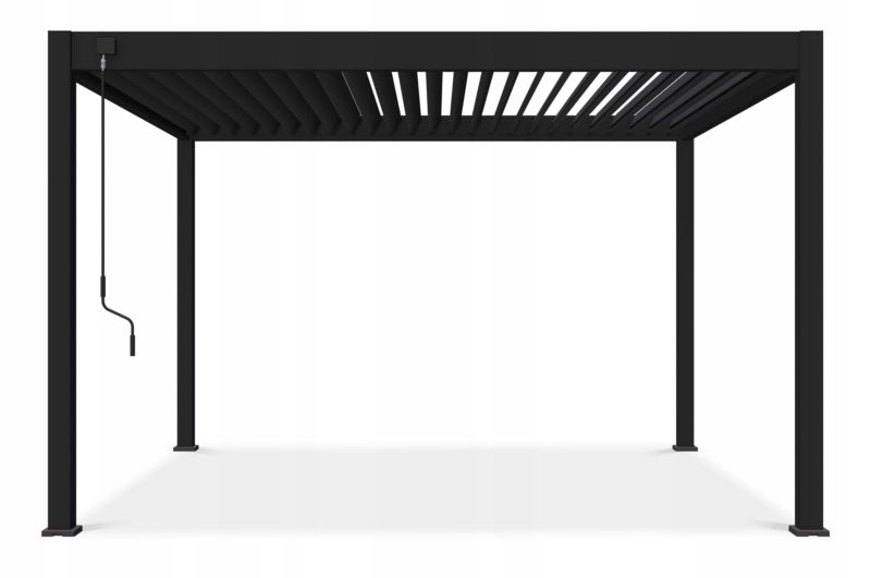 Pergola Tarasowa Ogrodowa Zadaszenie Na Taras Deluxe 3,6x4 Antracyt Gutroof 1 szt