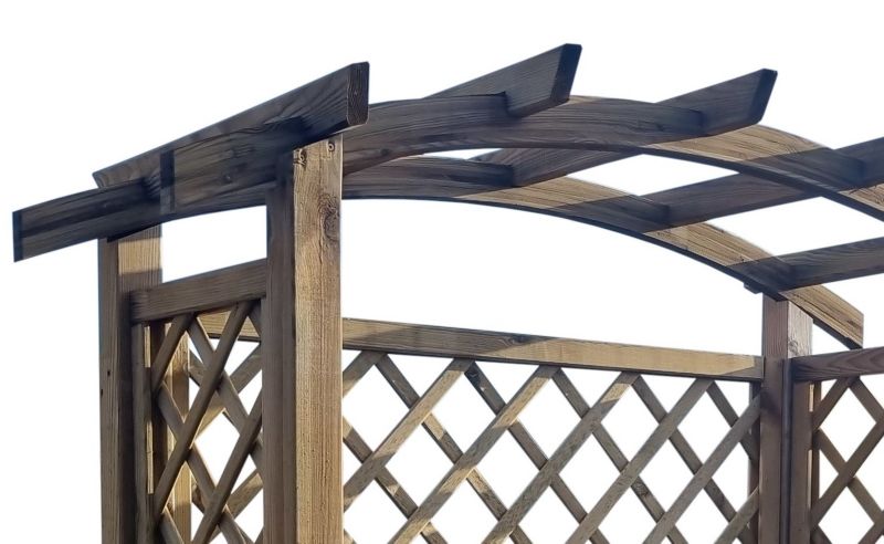 Pergola z ławką Wellton 70 x 160 x 190 cm 1 szt.