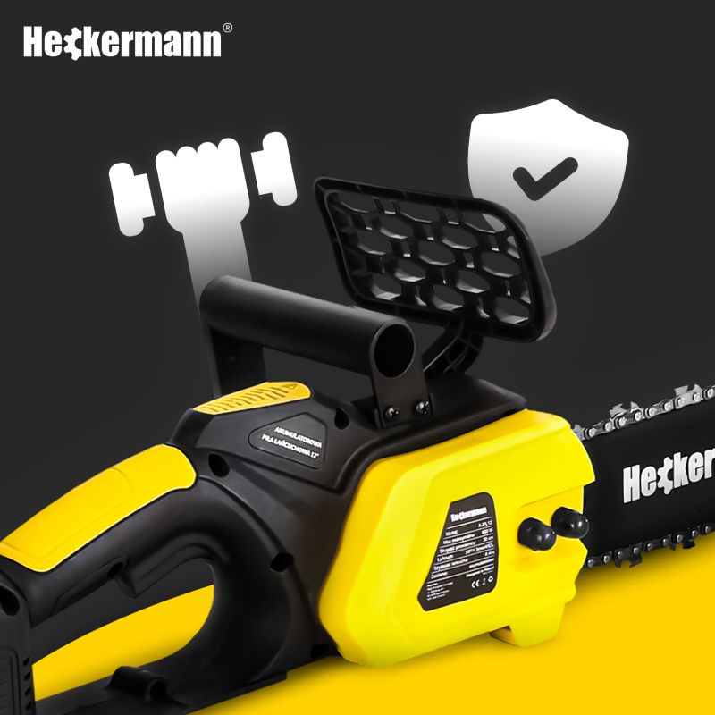 Piła łańcuchowa Heckermann akumulatorowa elektryczna prowadnica 30 cm 2 x 3000 mAh 1szt