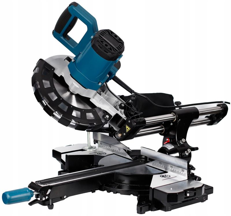 Piła ukosowa Eurotec 255 mm 3150 W z posuwem i laserem 1 szt.