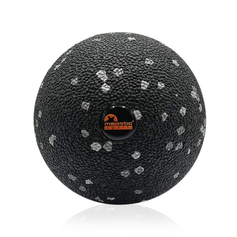 Piłka do masażu Majestic Sport TENSO MONO 8 cm czarno-szara 1 szt.