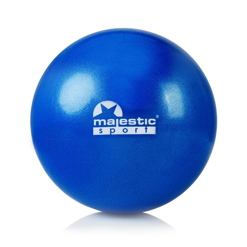 Piłka gimnastyczna do ćwiczeń fitness / pilatesu  / jogi - MajesticSport MiniGYMball 25cm - niebieska (1 szt.)