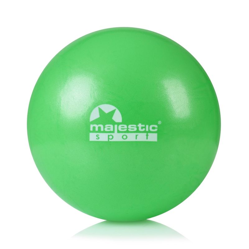Piłka gimnastyczna do ćwiczeń fitness / pilatesu / jogi - MajesticSport MiniGYMball 25cm - zielona (1 szt.)