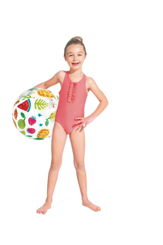 Piłka plażowa INTEX 59040 dmuchana z kolorowym nadrukiem 51 cm, owoce 1 szt.