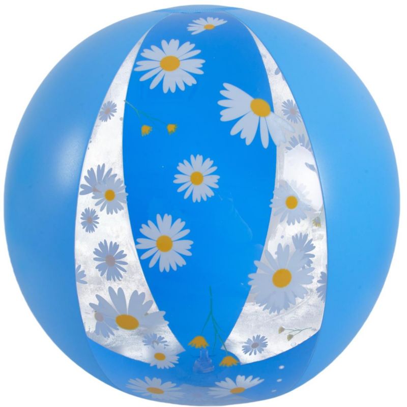 Piłka plażowa Jilong Daisy dmuchana 50 cm niebieska 1 szt.