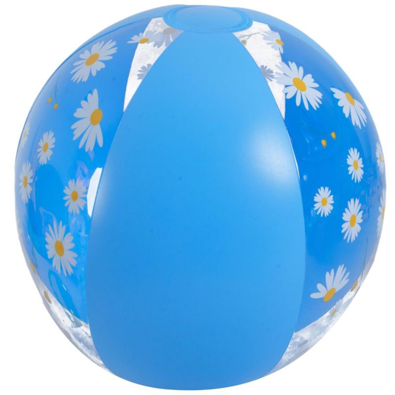 Piłka plażowa Jilong Daisy dmuchana 50 cm niebieska 1 szt.