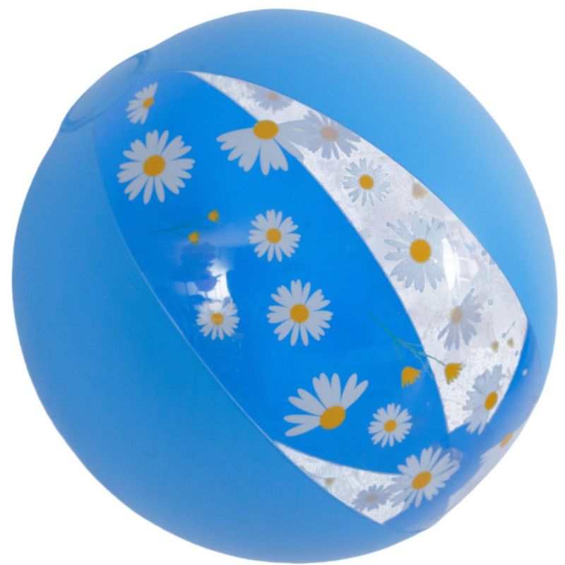 Piłka plażowa Jilong Daisy dmuchana 50 cm niebieska 1 szt.