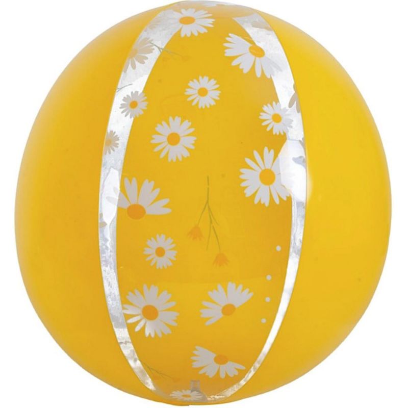 Piłka plażowa Jilong Daisy dmuchana 50 cm żółta 1 szt.
