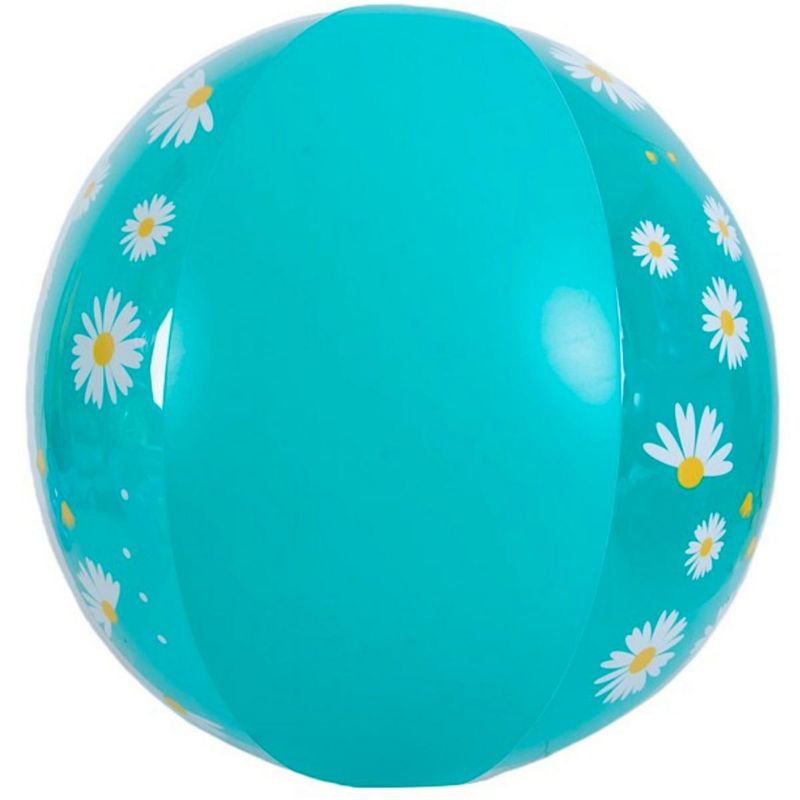 Piłka plażowa Jilong Daisy dmuchana 50 cm turkusowa 1 szt.