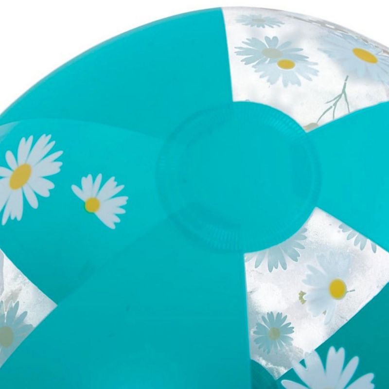 Piłka plażowa Jilong Daisy dmuchana 50 cm turkusowa 1 szt.