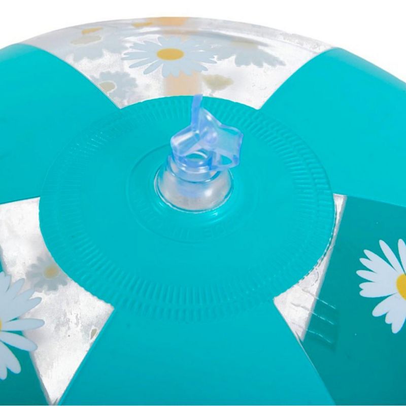 Piłka plażowa Jilong Daisy dmuchana 50 cm turkusowa 1 szt.