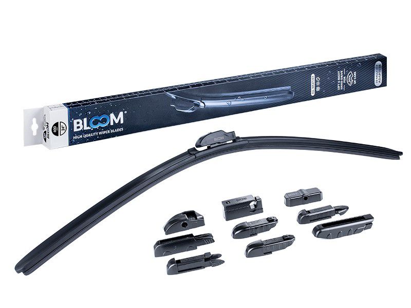 Pióro wycieraczki BLOOM M10 600 mm / 24" bezszkieletowe, 10 adapterów, 1szt.