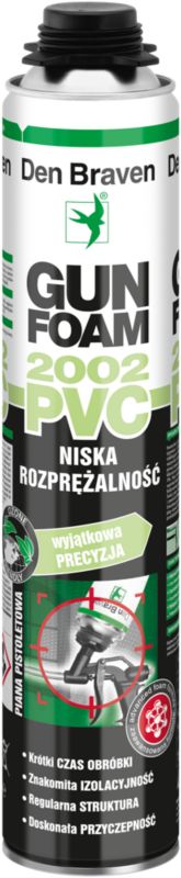 Piana niskoprężna Den Braven 2002 pistoletowa 750 ml