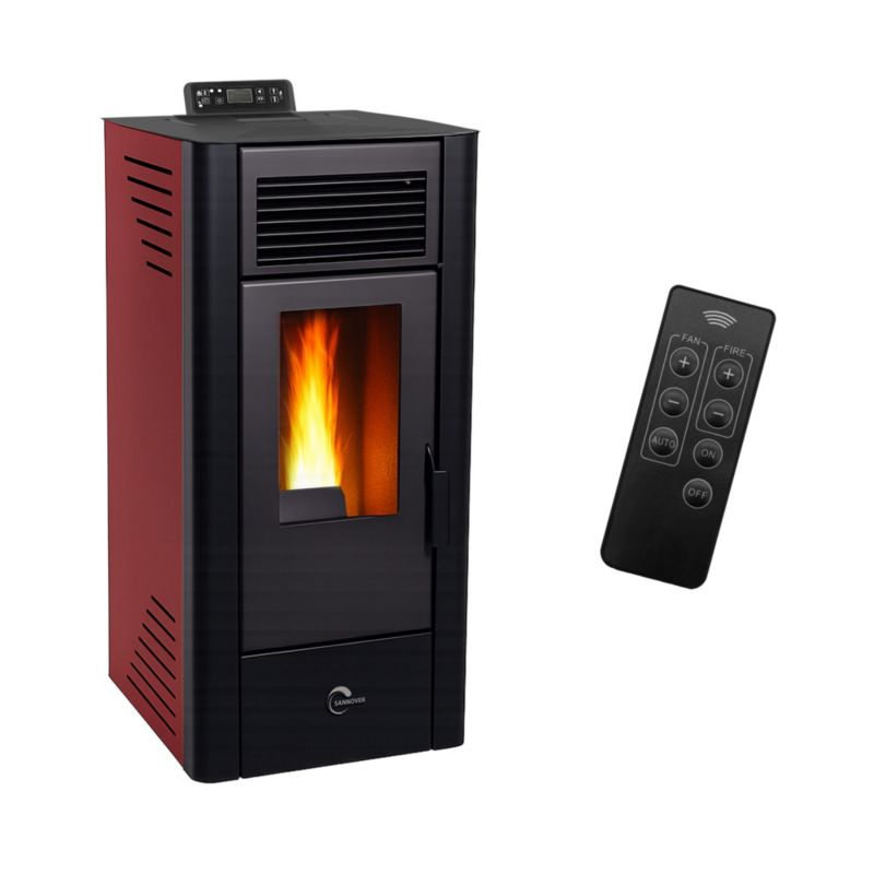 Piec na pelety Sannover Anita 11,6 kW Bordeaux 1 szt.