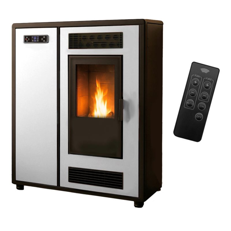 Piec na pelety Sannover Astral Slim 12,2 kW Biały 1 szt.