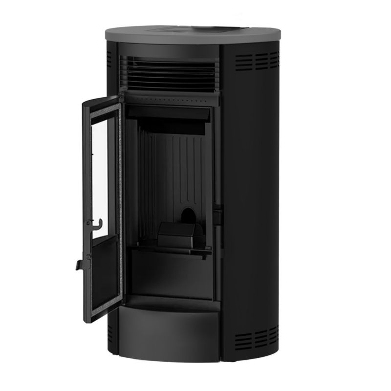 Piec na pelety Sannover Flavia 9,5 kW Czarny 1 szt.