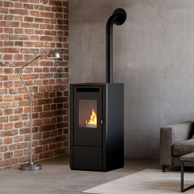 Piec na pellet Ferretti 9.5 kW czarny włoski - 1 szt