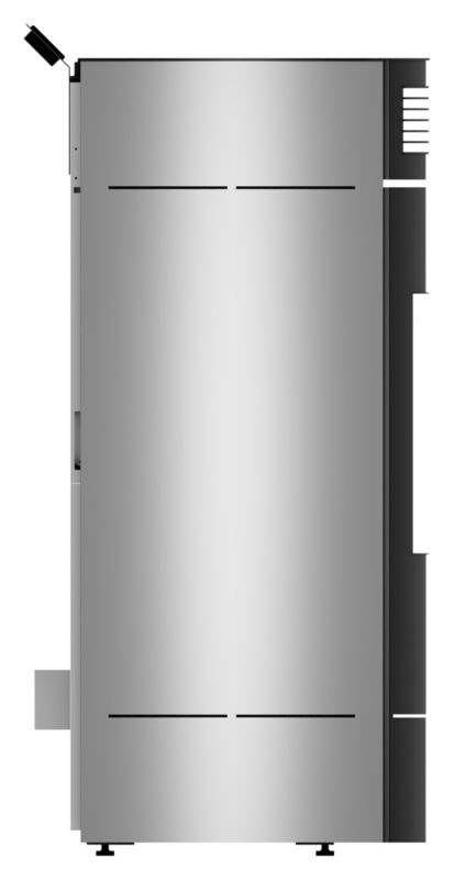 Piec na pellet Invicta Lodi 8 KW WiFi CDP szary