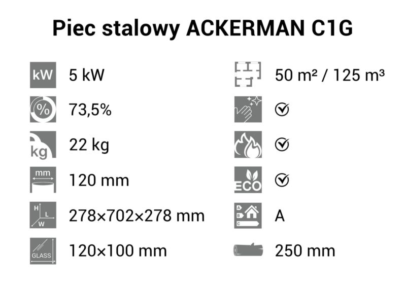 Piec Stalowy Janusz C1G