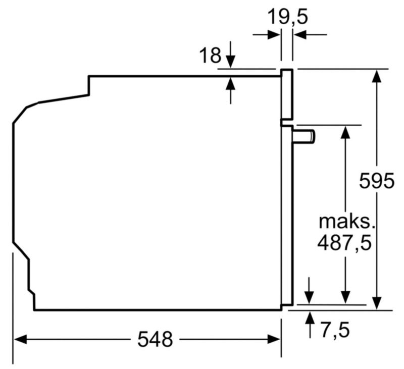 Piekarnik Bosch HBG7363B1 Home Connect seria 8 1 szt.