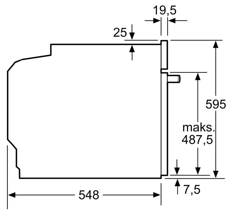Piekarnik BOSCH HRG272EB3 Serie 4 z funkcją pary PERF LINE
