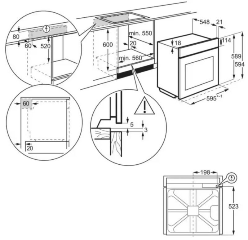 Piekarnik Electrolux EOE5C71Z 1 szt.