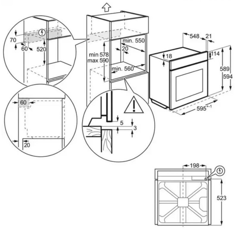 Piekarnik Electrolux EOE5C71Z 1 szt.