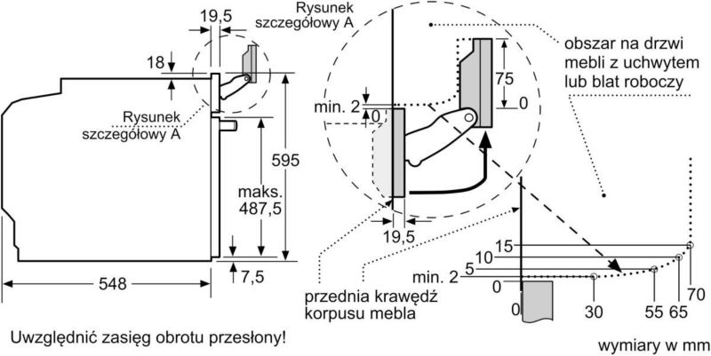 Piekarnik z funkcją pary BOSCH HSG7361B1 Home Connect Serie 8 1szt.