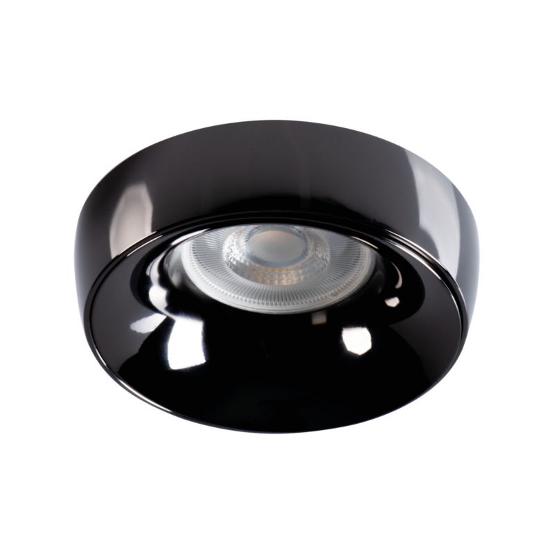 Pierścień oprawy punktowej LightLogic LL BAKU DSO-A/A 30547 oczko halogen sufitowa spot czarna 1 szt.