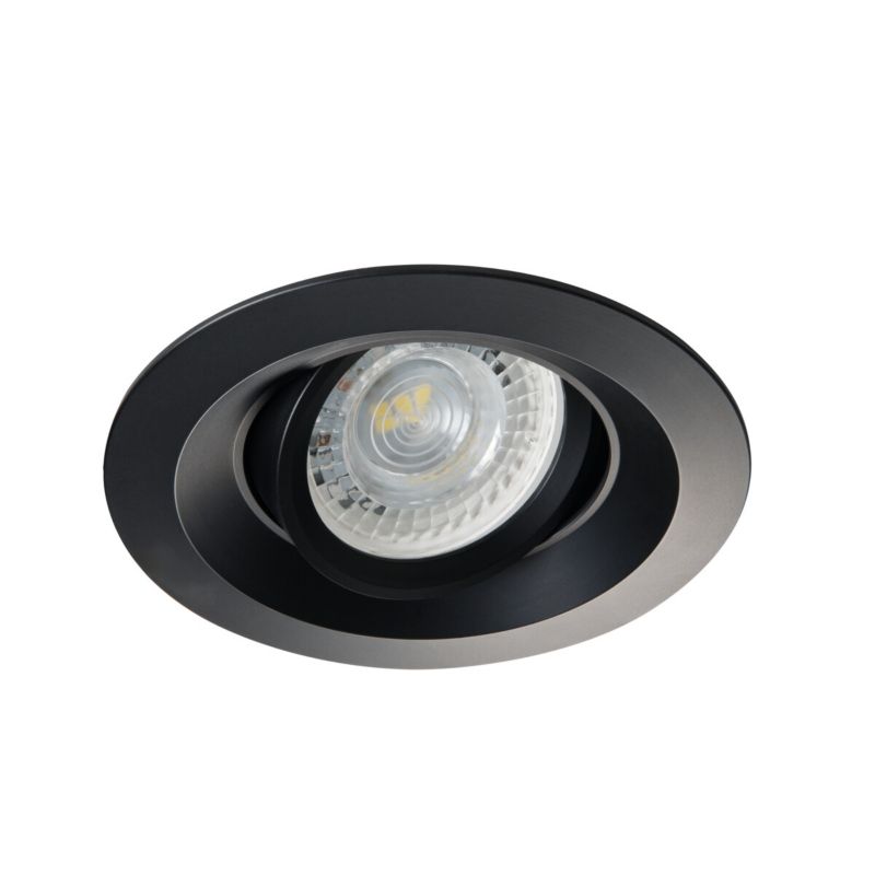 Pierścień oprawy punktowej LightLogic LL CILI DTO-B 30540 oczko halogen sufit spot czarny 1 szt.