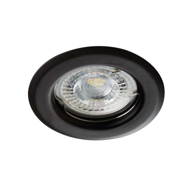 Pierścień oprawy punktowej LightLogic LL DUS DSO-B 30535 oczko halogenowe spot czarna regulowana do wbudowania 1 szt.