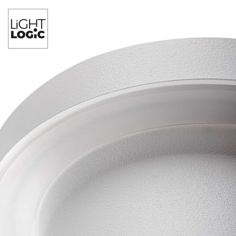 Pierścień oprawy punktowej LightLogic LL HONIS IP44 DSO-W 66476 oczko spot sufitowa podtynkowa okrągła 1 szt.