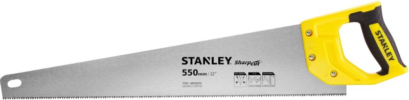 Piła Stanley Sharpcut 550 mm 7 TPI