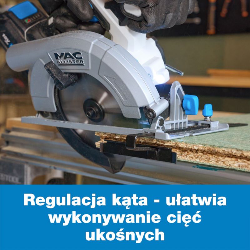 Pilarka tarczowa Mac Allister Solo 18V 165 mm bez akumulatora