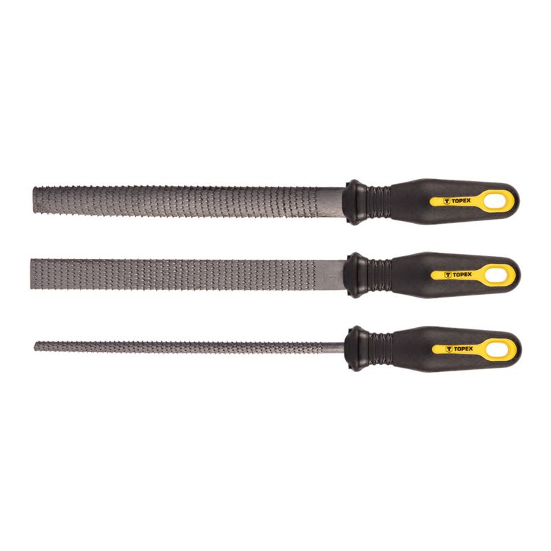 Pilniki do drewna TOPEX 200 mm, zestaw 3 szt. 1 kpl