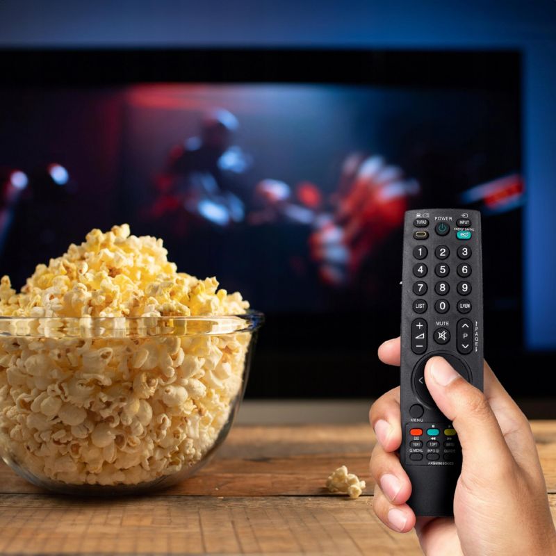 Pilot, Sillar, do telewizora LG Smart TV seria 19LH, 32LF, 47LH, zamiennik AKB69680403 +4x baterie AAA Electrolux, zestaw, 5szt