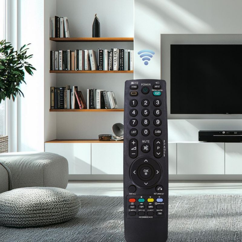 Pilot, Sillar, do telewizora LG Smart TV seria 19LH, 32LF, 47LH, zamiennik AKB69680403 +4x baterie AAA Electrolux, zestaw, 5szt