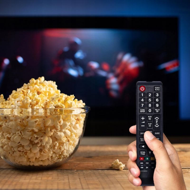Pilot, Sillar, uniwersalny, zamiennik AA59-00602A, do telewizora Samsung + 4x Baterie AAA, zestaw, 5szt
