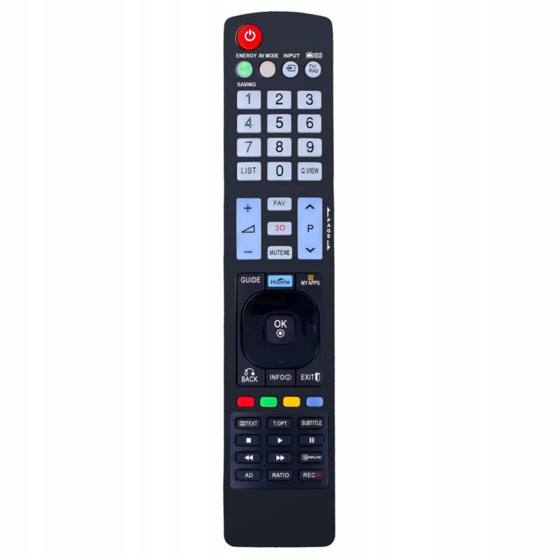 Pilot, Sillar, uniwersalny, zamiennik AKB72914066 do telewizora LG Smart TV OLED QNED + 4x Baterie AAA, zestaw, 5szt
