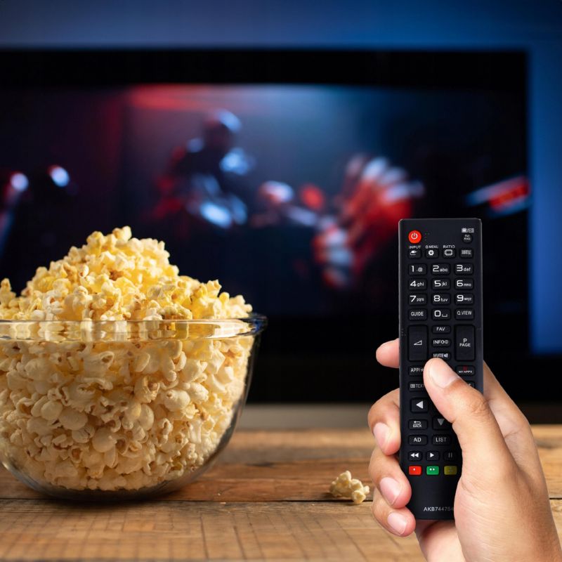 Pilot, Sillar, uniwersalny, zamiennik AKB74475490, do telewizora LG Smart TV + 4x Baterie AAA, zestaw, 5szt