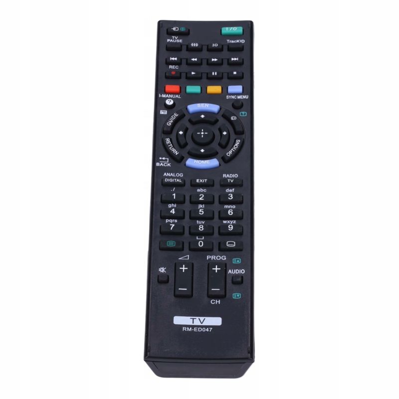 Pilot, Sillar, uniwersalny, zamiennik RM-ED047, do telewizora Sony LCD, LED, Bravia + 4x Baterie AAA, zestaw, 5szt