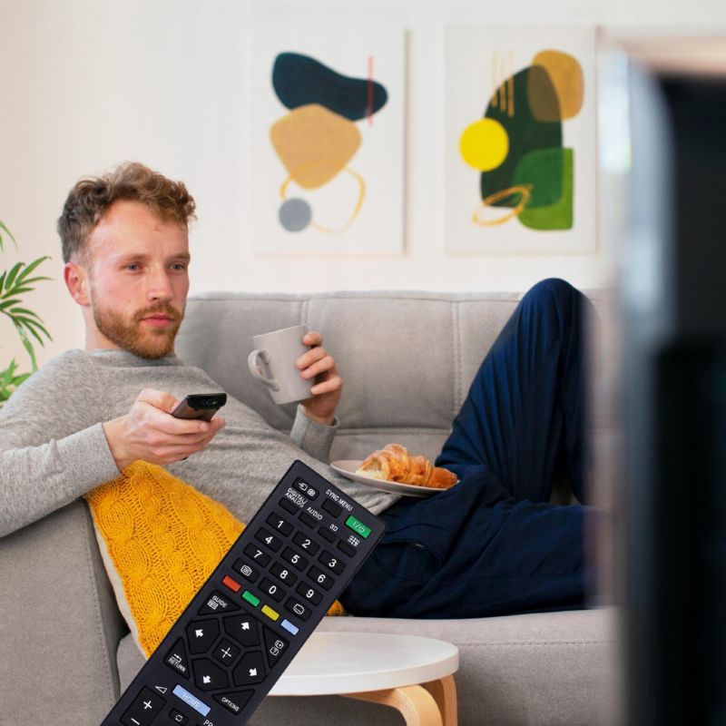 Pilot, Sillar, uniwersalny, zamiennik RM-ED054, do telewizora Sony Bravia + 4x Baterie AAA, zestaw, 5szt