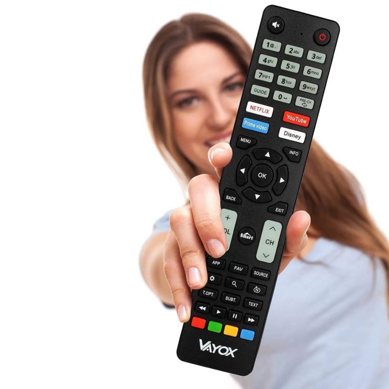 Pilot zdalnego sterowania do TV Vayox (obsługuje TV 19 marek) VA0285 1szt.
