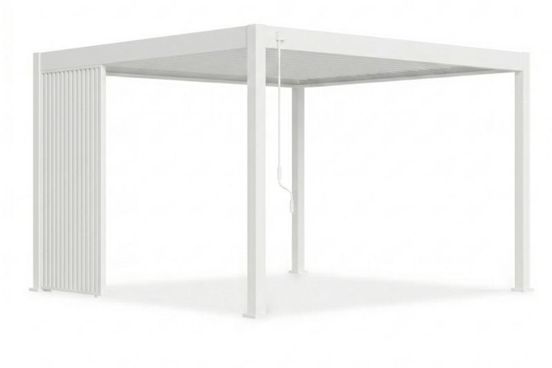 Pionowy panel żaluzjowy do pergoli ELEGANCE/DELUXE/FUSION 1.2 m White - Gutroof 1 szt