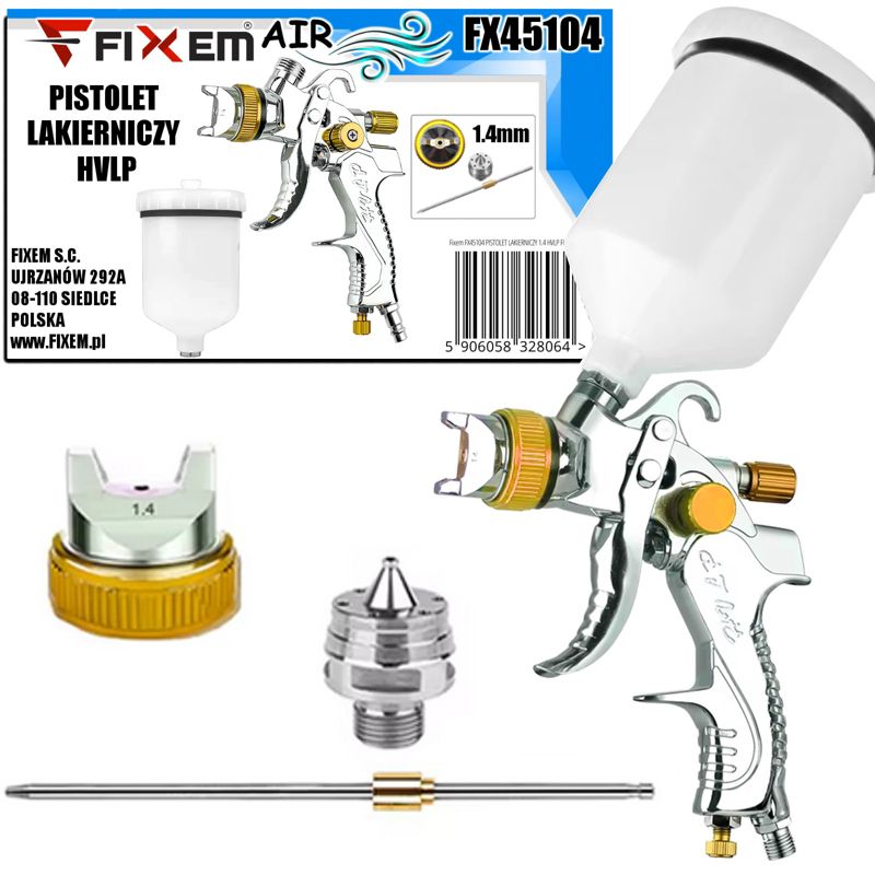 PISTOLET LAKIERNICZY 1.4 HVLP FIXEM AIR Fixem 1szt.