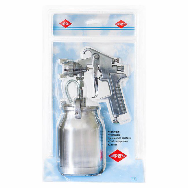 Pistolet lakierniczy Airpress z dolnym zbiornikiem 6 bar