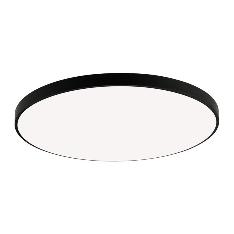 Plafon 24W HOROZ 1680lm, 3CCT, IP20, okrągły, czarny  1szt