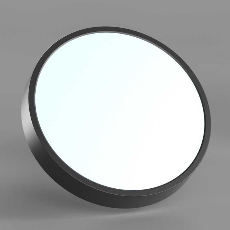 Plafon 40cm Italux Botta czarny okrągły 40cm LED 32W Biały zmienny 2800-6000K 3200lm IP44 - 1 szt.