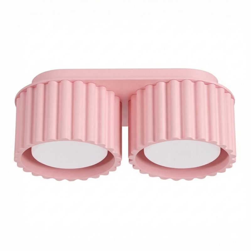 Plafon AURA 2 różowy Gx53 Sollux Lighting 1 szt.