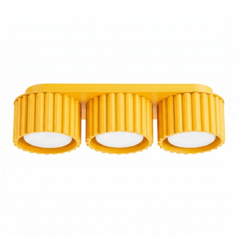 Plafon AURA 3 żółty Gx53 Sollux Lighting 1 szt.